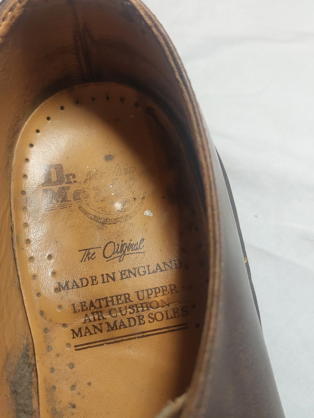 Dr. Martens Men's Brown Leather Derby Shoes Chunky Grunge  Mens 7 Womens 8 UK 6 - Picture 9 of 11